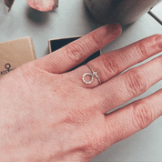 Amanda Hammered Ring