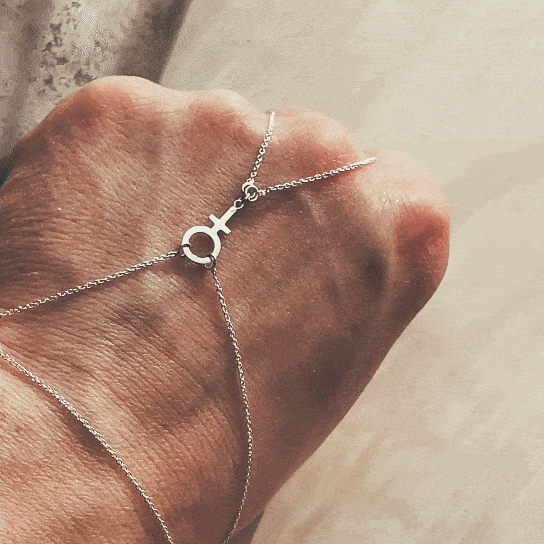 Chained Feminist Bracelet