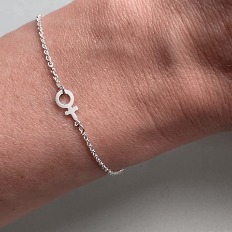 Armband Anna med kvinnosymbol