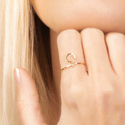 Amanda 18k Hamrad ring - Feministsmeden