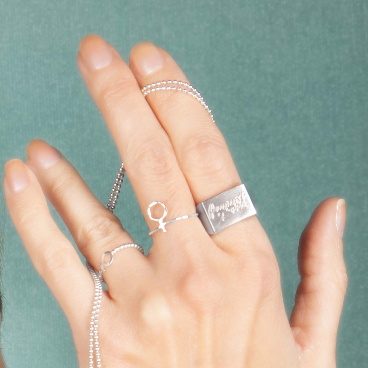 Amanda Hamrad ring - Feministsmeden