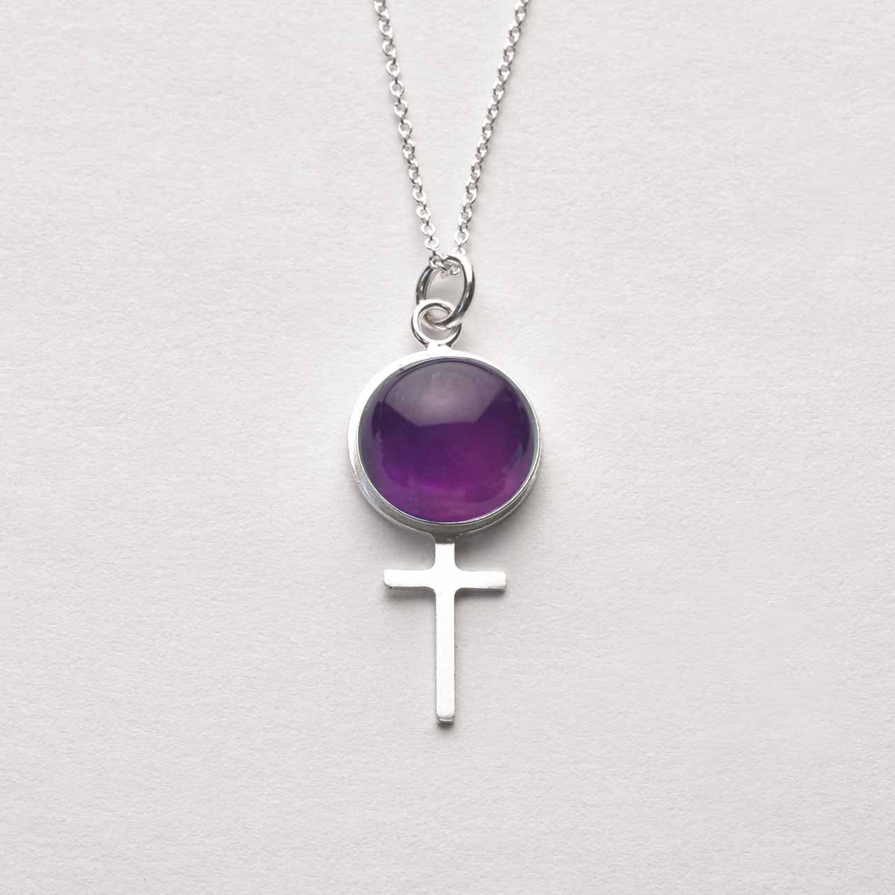 Ametist Stort Feministsmycke - Feministsmeden