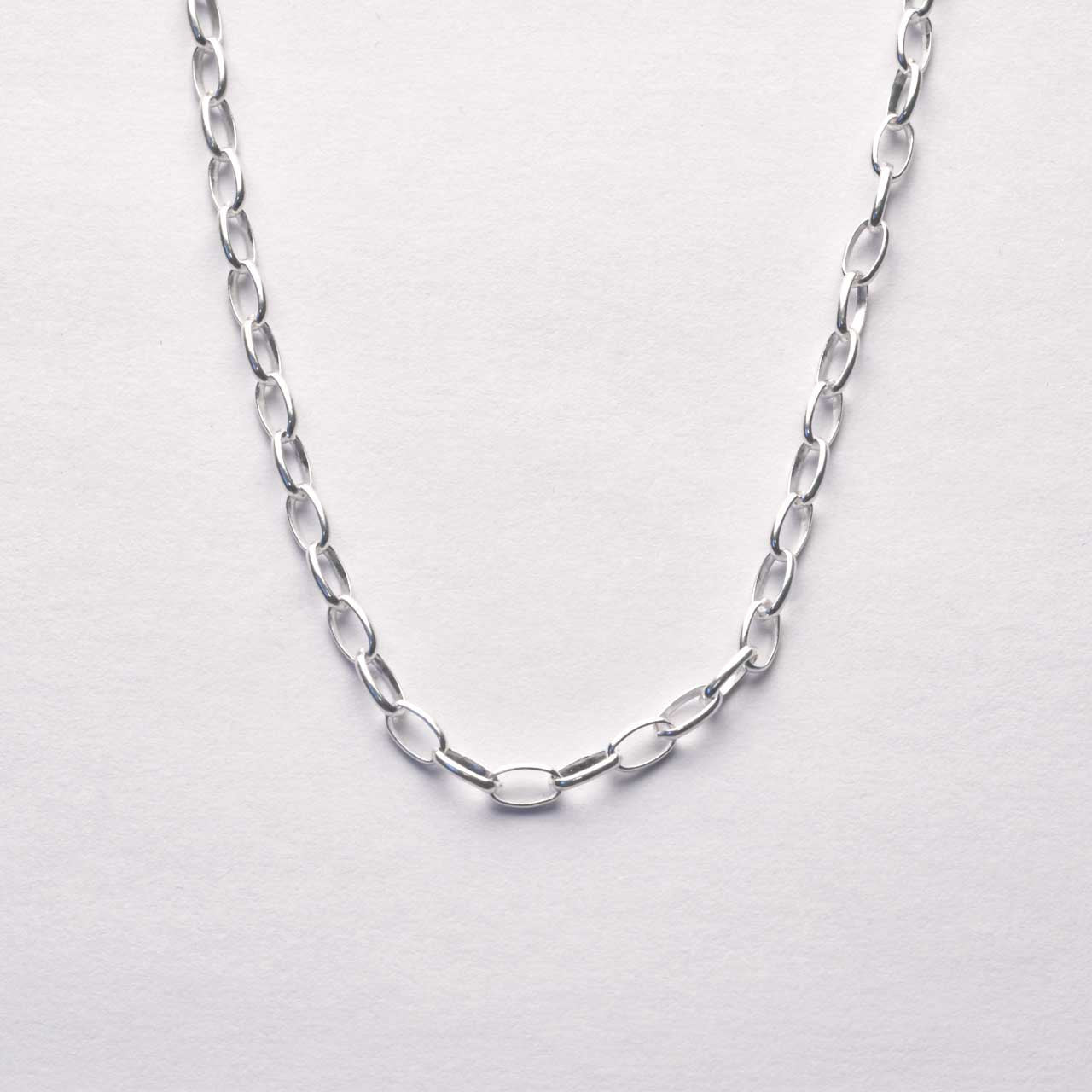 Ankarkedja Oval Silver - Feministsmeden