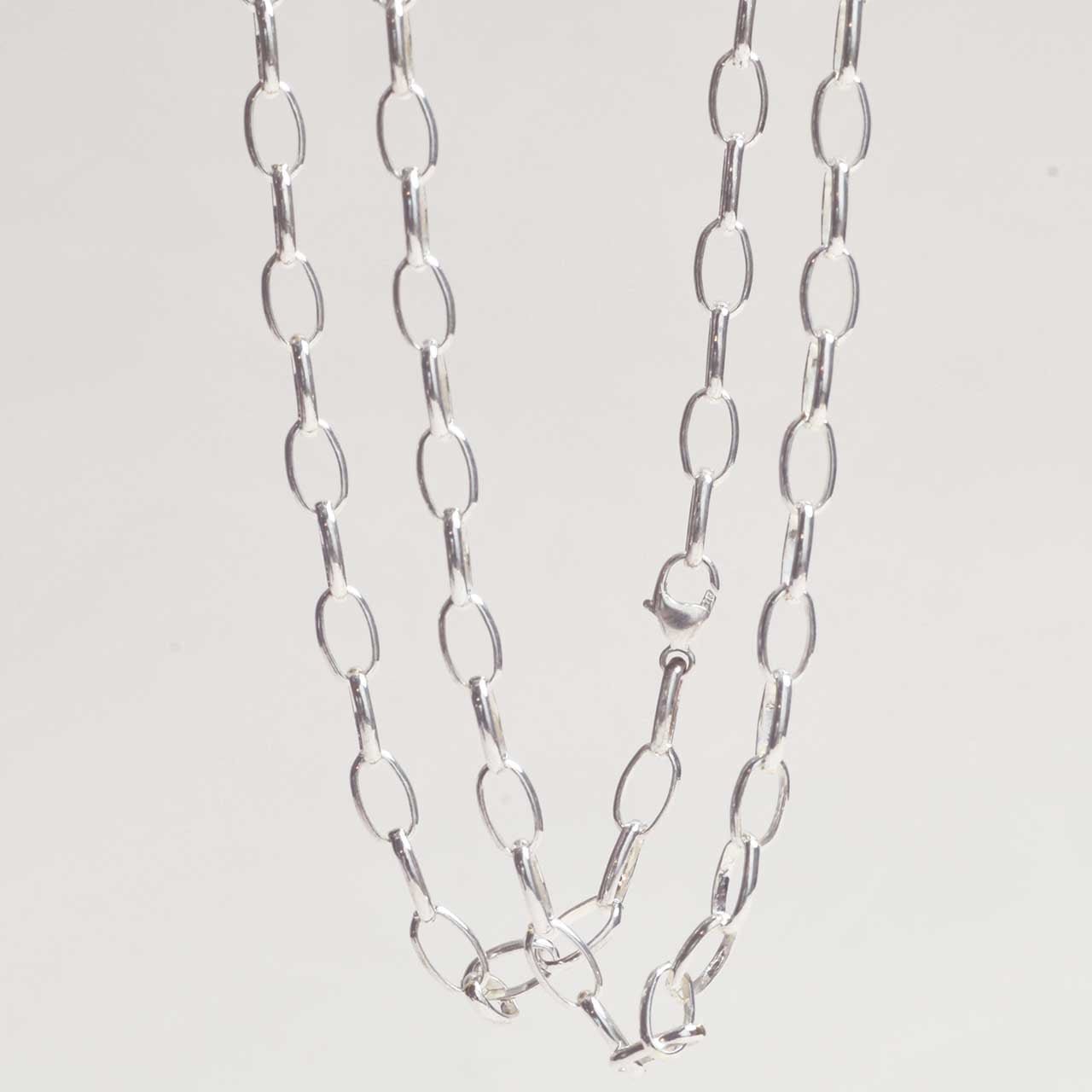 Ankarkedja Oval Silver - Feministsmeden