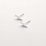 Lightning Studs Silver
