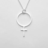 Clara Large Female Symbol Pendant