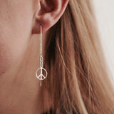 Dangling Peace Earring