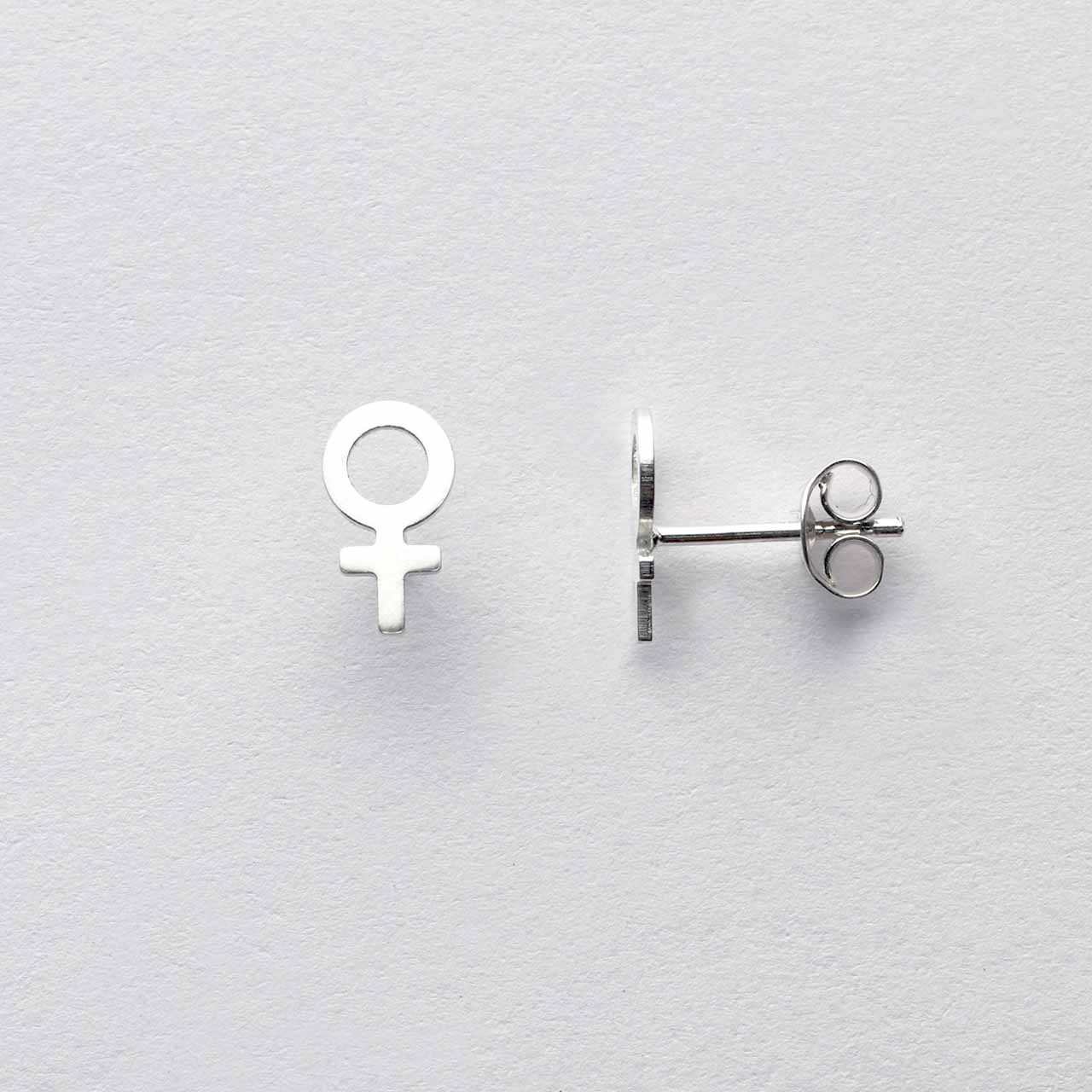 Emma Små Blanka Örhängen - Feministsmeden