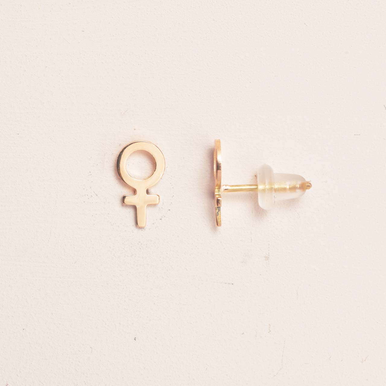 Fatima Små Örhängen 18k Guld - Feministsmeden