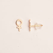 Fatima Små Örhängen 18k Guld - Feministsmeden