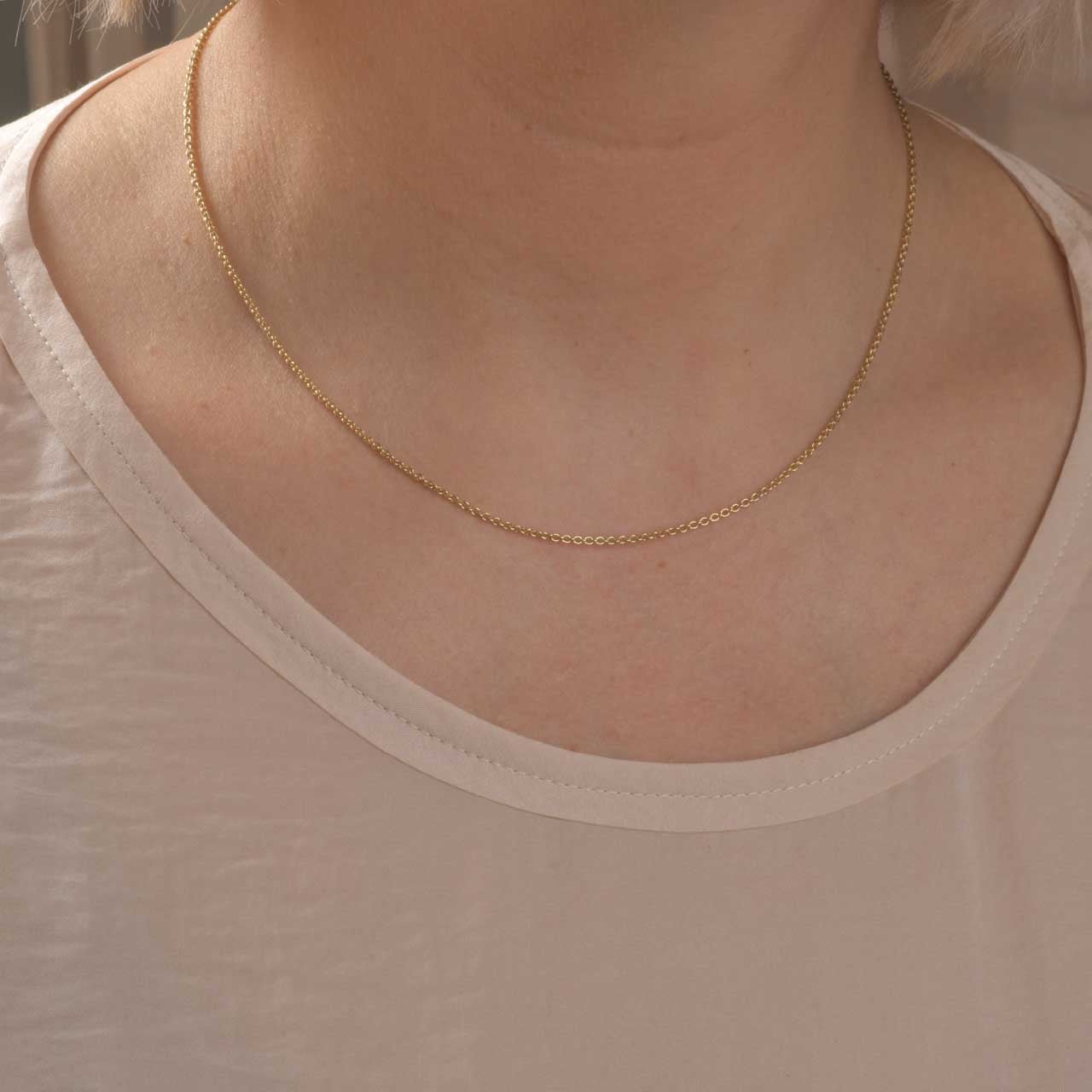 Förgylld Kedja 1,5mm ø - Feministsmeden