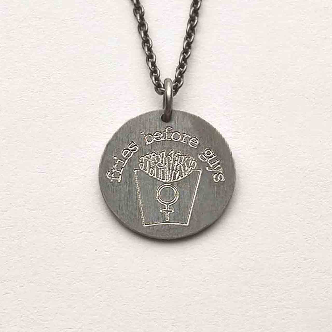 Fries Before Guys Svartoxiderad - Feministsmeden