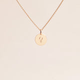 Engraved Small Pendant 18k