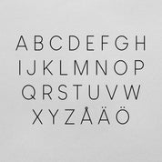 Graverat Personligt Litet Hänge 18k - Feministsmeden