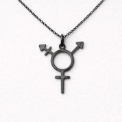 Gwendolyn stor svartoxiderat transsymbol - Feministsmeden