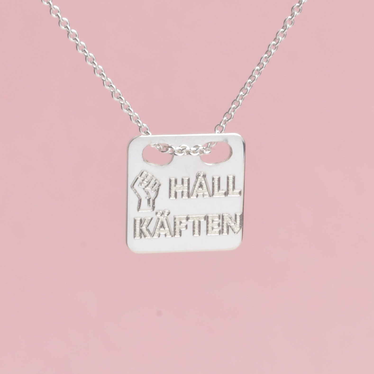 Håll käften hängsmycke - Feministsmeden