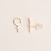 Harriet Hamrade Feministörhängen 18k guld - Feministsmeden