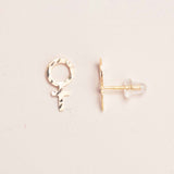 Harriet Hamrade Feministörhängen 18k guld