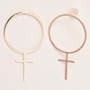 Hedvig Feministörhängen 18k guld - Feministsmeden