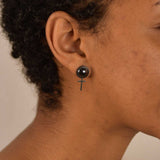 Hematit Betty Svartoxiderade Studs