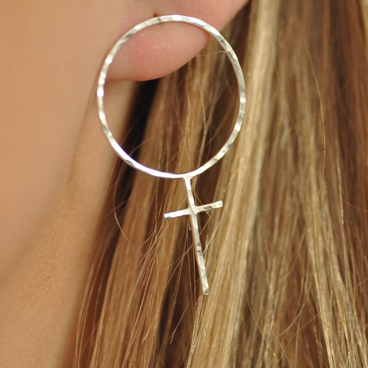 Jean Hamrade Örhängen - Feministsmeden