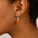 Karneol Hoop Örhängen