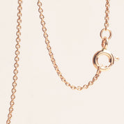 Kedja 1mm ø  18k guld - Feministsmeden