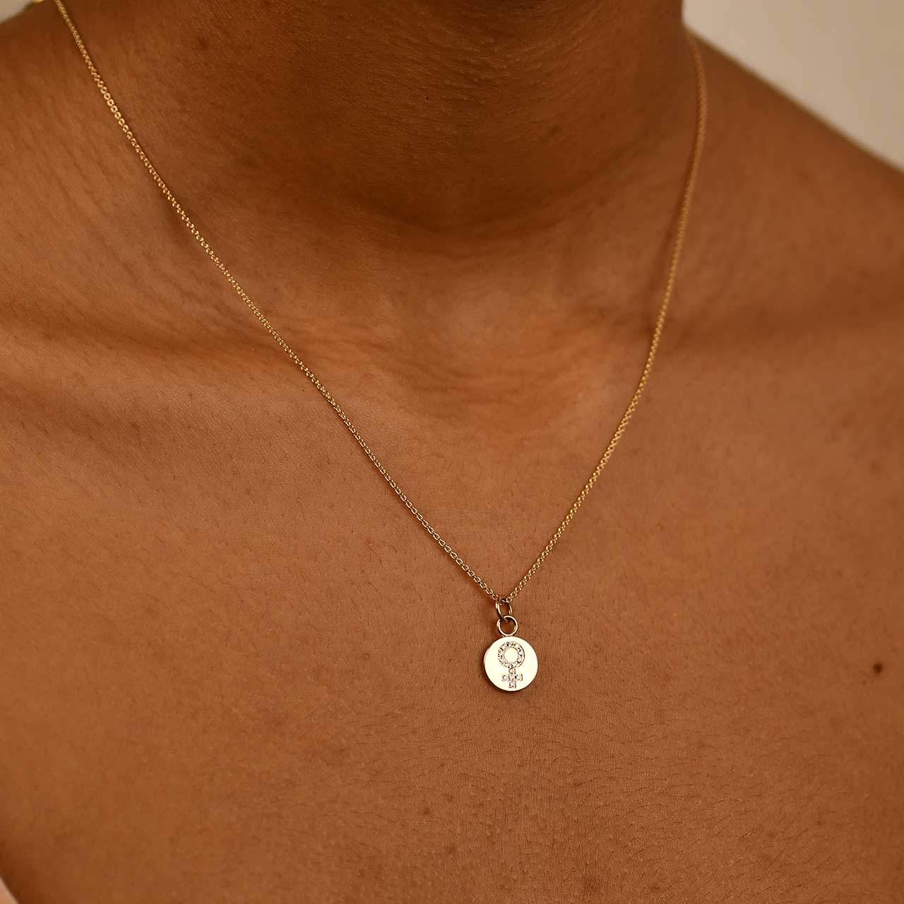 Kedja 1mm ø  18k guld - Feministsmeden