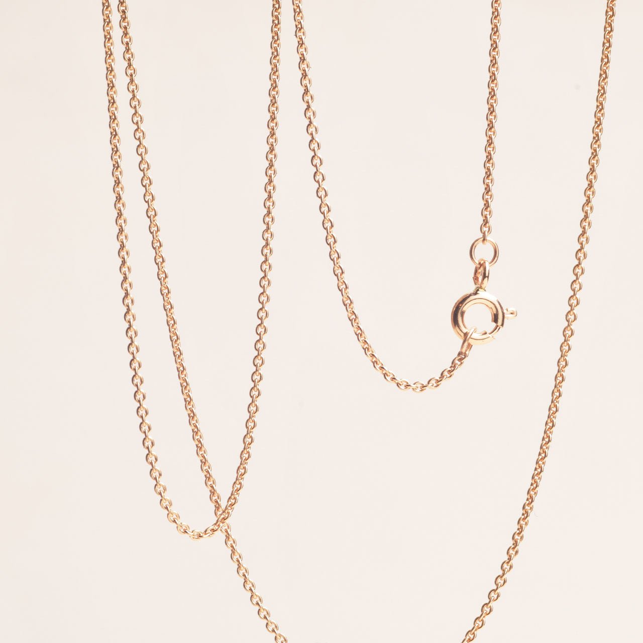 Kedja 1mm ø  18k guld - Feministsmeden