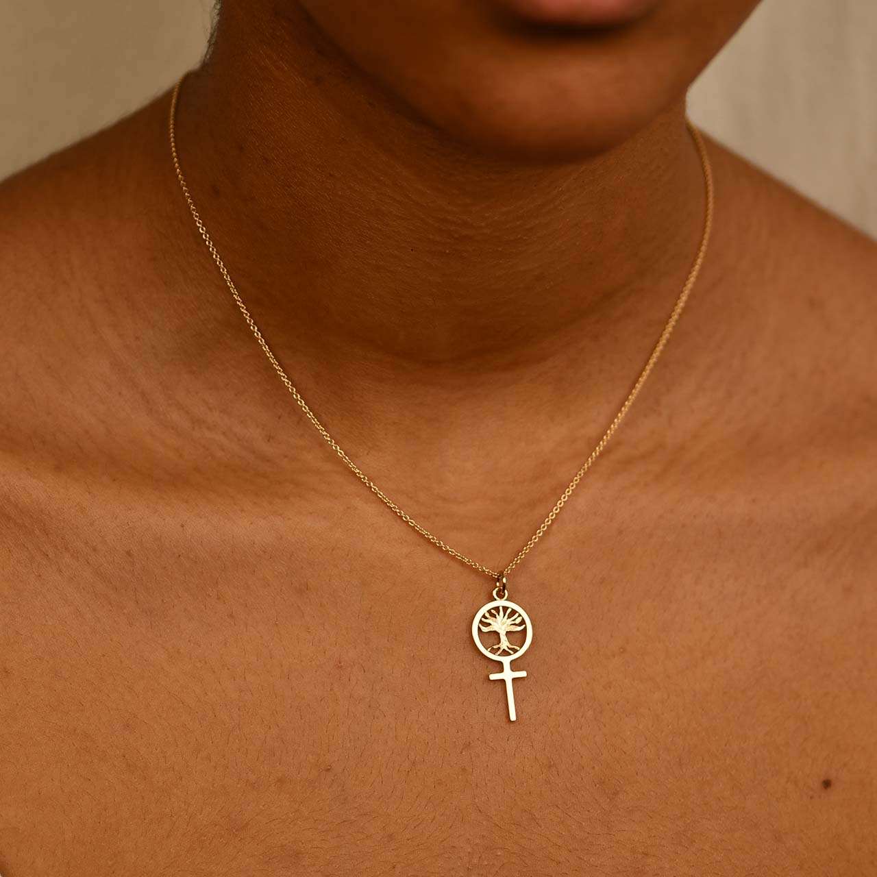 Livets Träd liten 18k - Feministsmeden