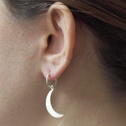 Luna XL Hoop Blankt Örhänge - Feministsmeden