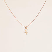 Mini Feministhalsband 18k guld - Feministsmeden