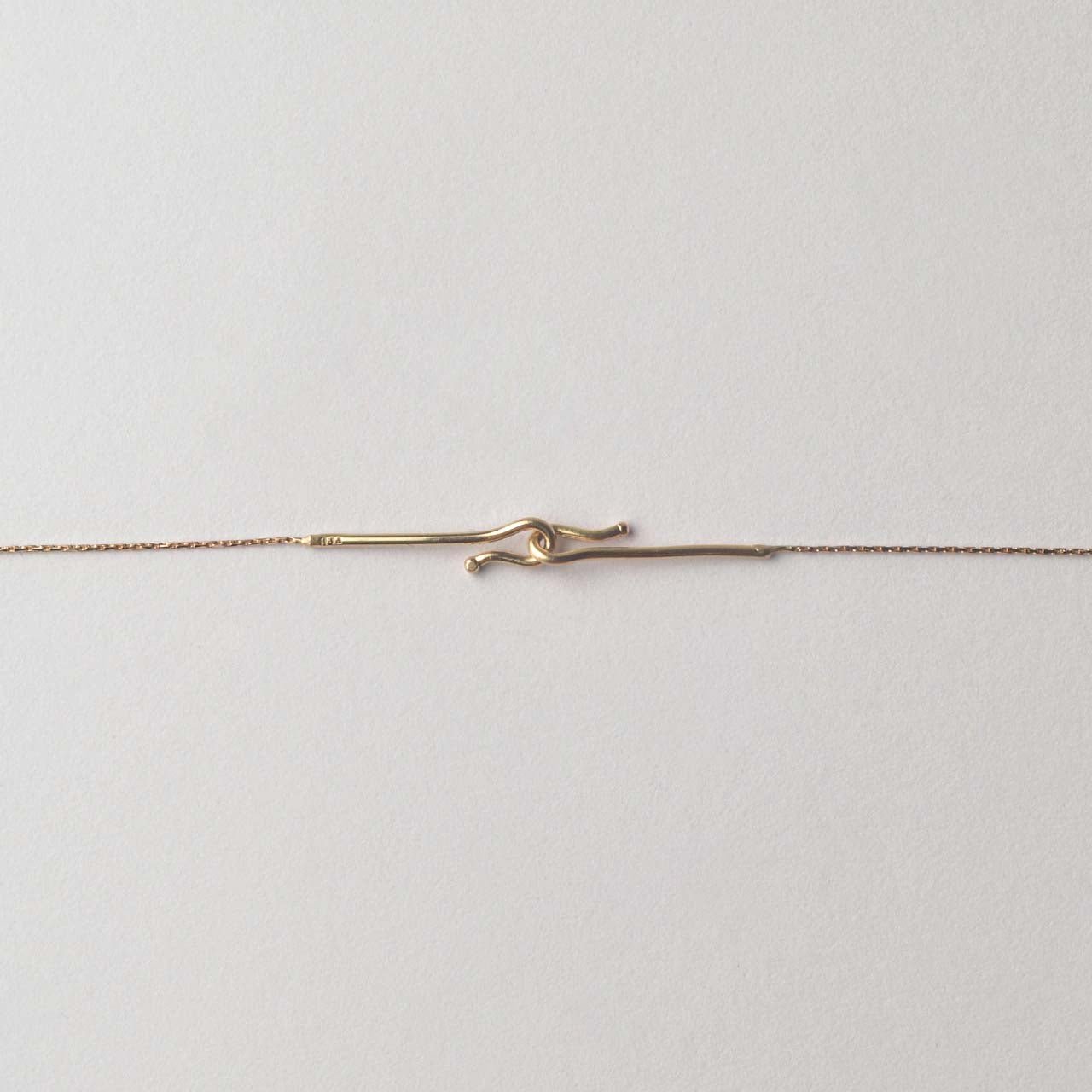 Mini Luna Halsband 18k guld - Feministsmeden