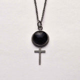 Onyx Large Black Oxidized Feminist Jewelry
