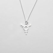 Rita Liten Transsymbol Hänge - Feministsmeden