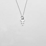 Susan B Feminist Pendant Polished