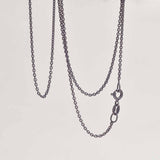 Black Oxidized Chain 1.5mm ø