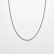 Svartoxiderad Kedja 1mm ø - Feministsmeden