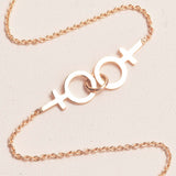 Together Feminist Bracelet 18k Gold