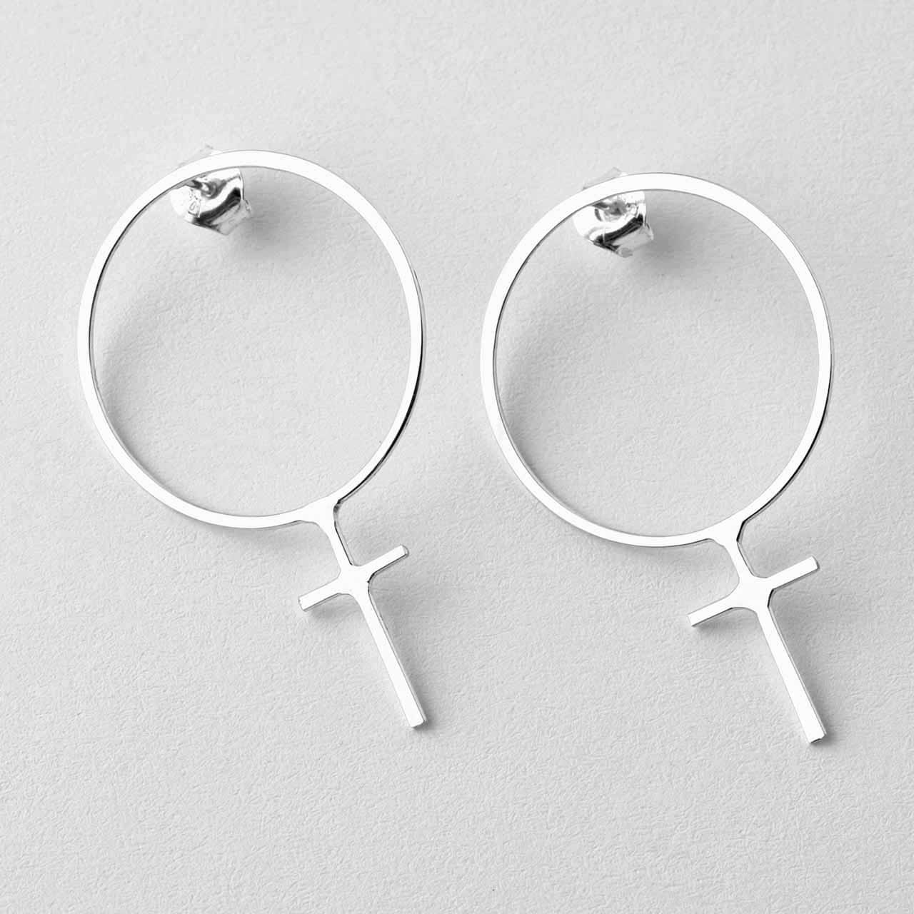 Valerie Blanka Örhängen - Feministsmeden