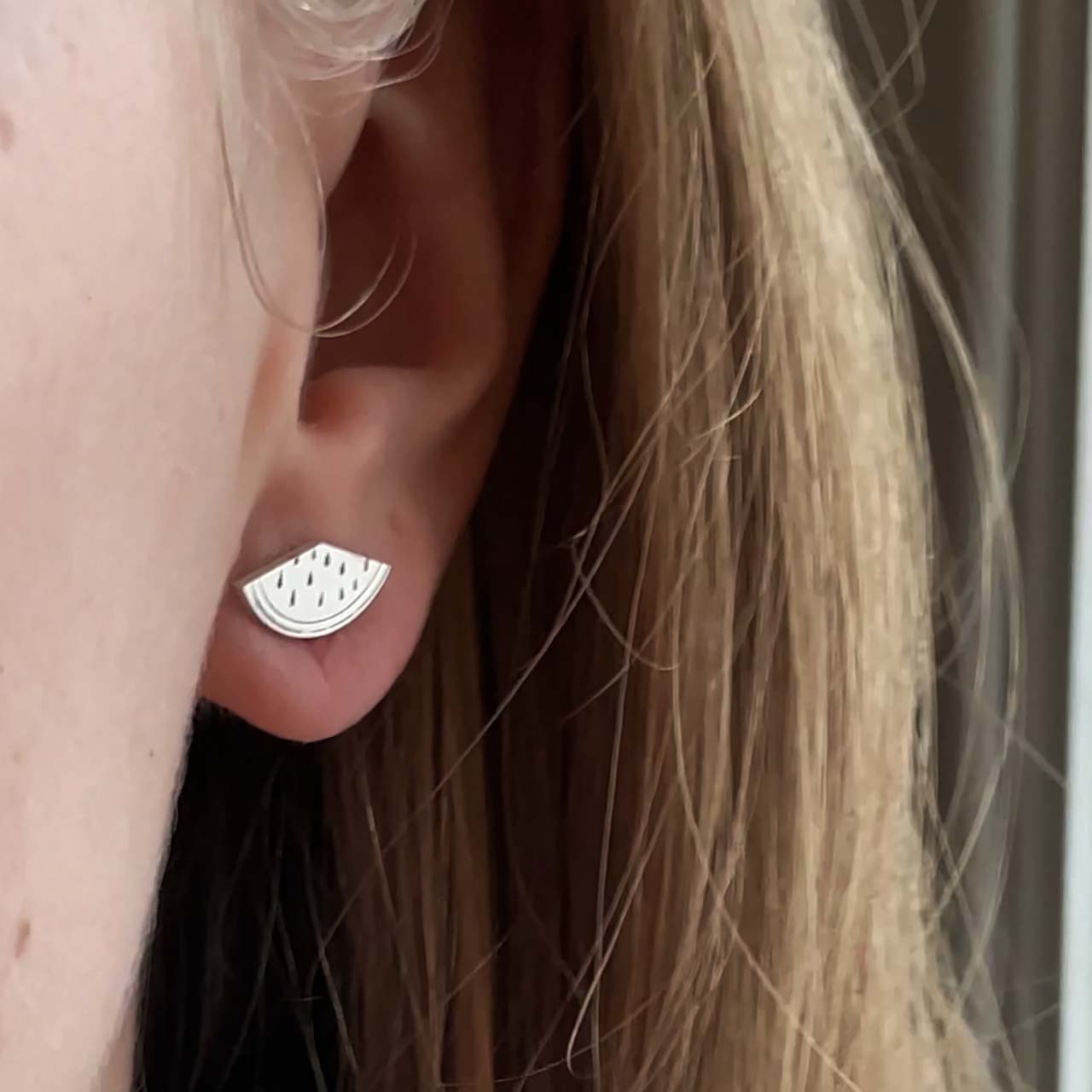 Vattenmelon Örhänge - Feministsmeden